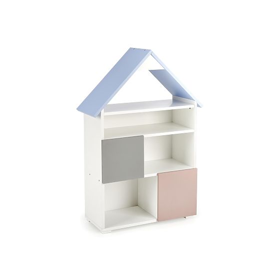 Gyerekpolc Fati háza formájú