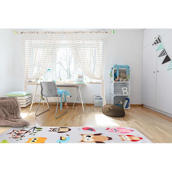 Gyerekszoba függöny Baby Ball - ecru