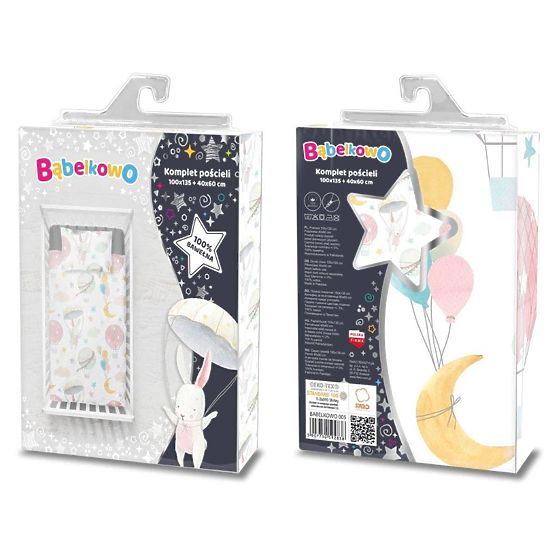 Gyermek ágynemű 135x100 cm + 60x40 cm Lufi