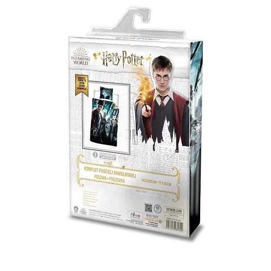 Gyermek ágynemű 140x200 cm + 70x90 Harry Potter