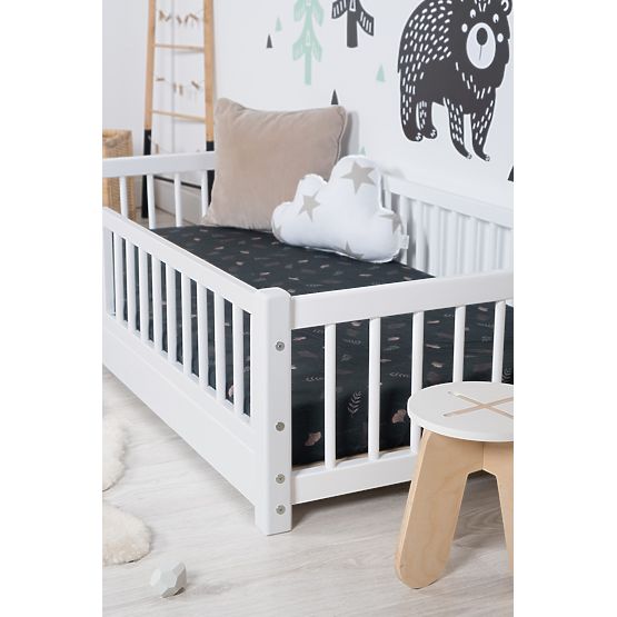 Montessori Ourbaby alacsony gyerekágy - fehér