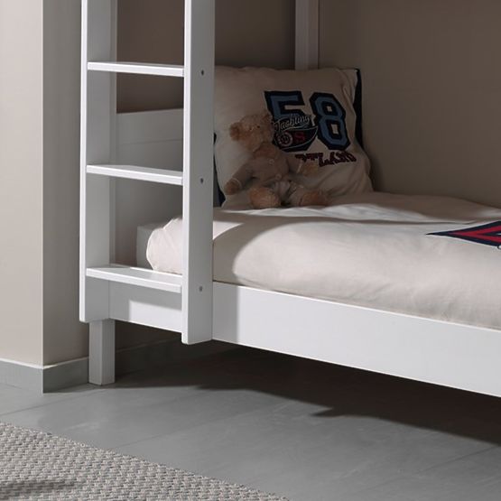 Gyermek emeletes ágy Lewis - fehér