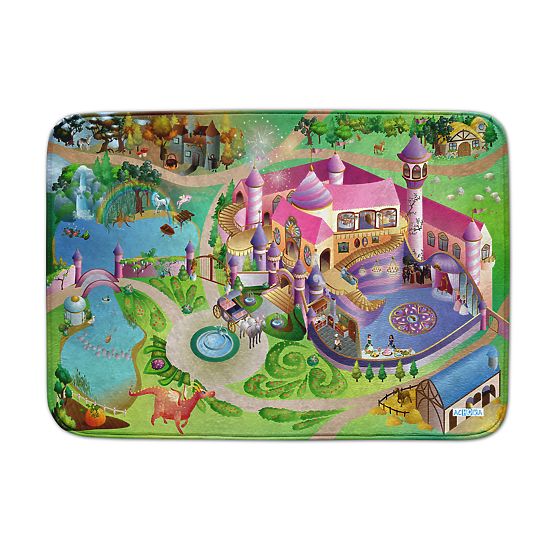 Gyermek játszószőnyeg - soft - kastély