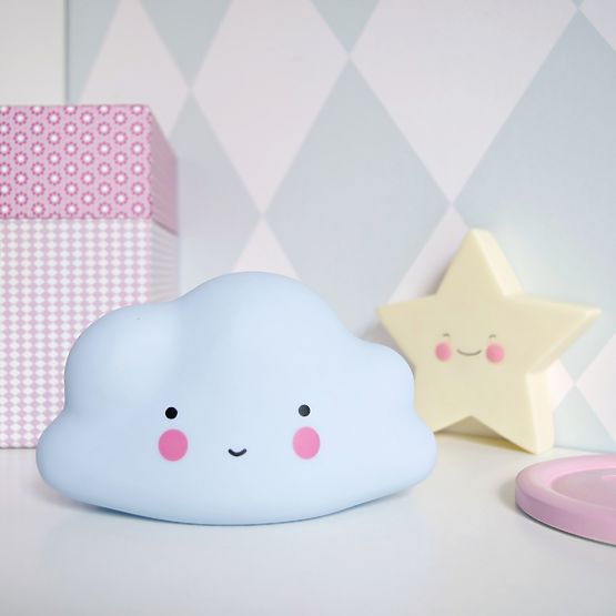 Gyermek LED lámpa - felhő - különböző színek