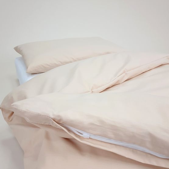 Gyermek pamut ágynemű 100x135 cm - bézs