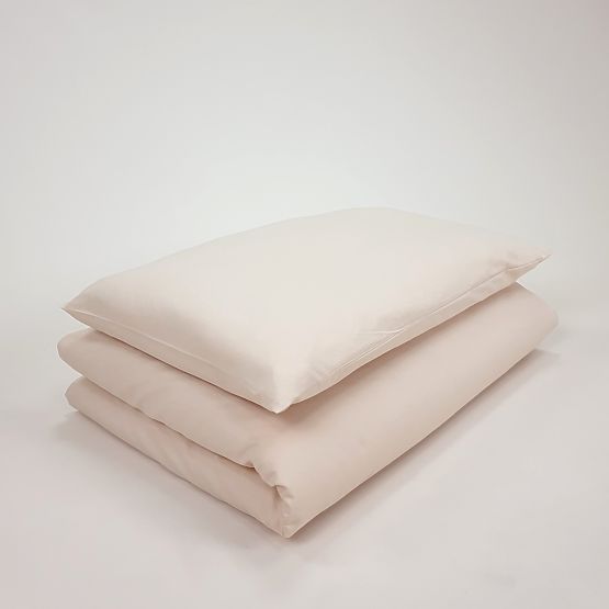 Gyermek pamut ágynemű 100x135 cm - bézs