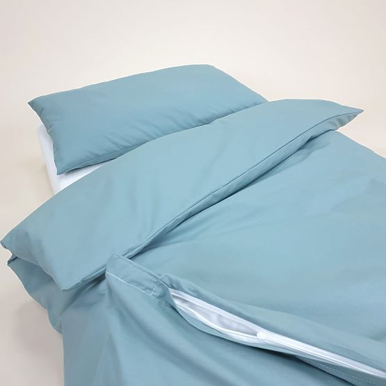 Gyermek pamut ágynemű 120x90 cm – zöld