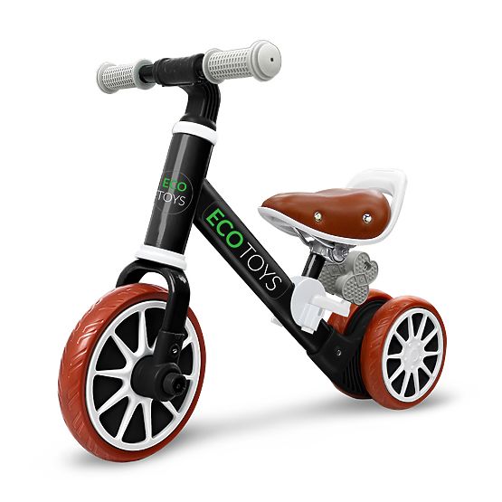 Gyerek kidobó Rider 2in1 - fekete