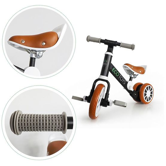 Gyerek kidobó Rider 2in1 - fekete