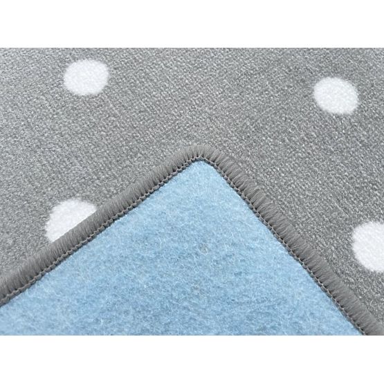 Gyermek szőnyeg Dots - szürke