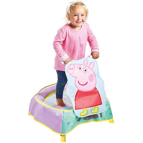 Gyermek trambulin fogantyúval - Peppa Pig
