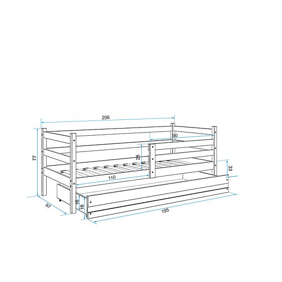 Gyerekágy Erik - fehér