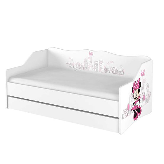 Gyermekek ágy  hátán - Minnie Mouse -ban Párizs