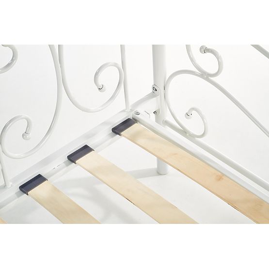 Sumatra gyermekek fém ágy, 200x90 cm - fehér