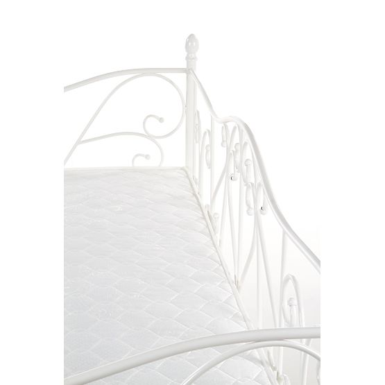 Sumatra gyermekek fém ágy, 200x90 cm - fehér