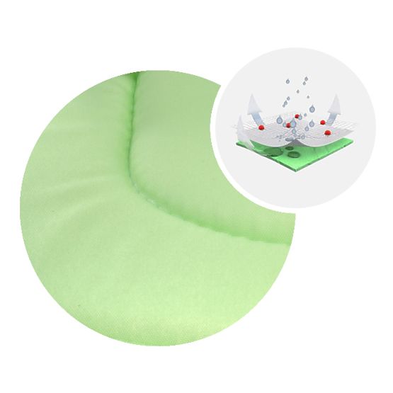 Gyermekek étkező kis szék Hugo - zöldeskék