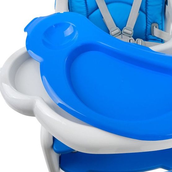 Gyermekek étkező kis szék Kinder - kék