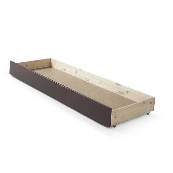 Gyermekek összecsukható ágy  hátán Pino - szürke