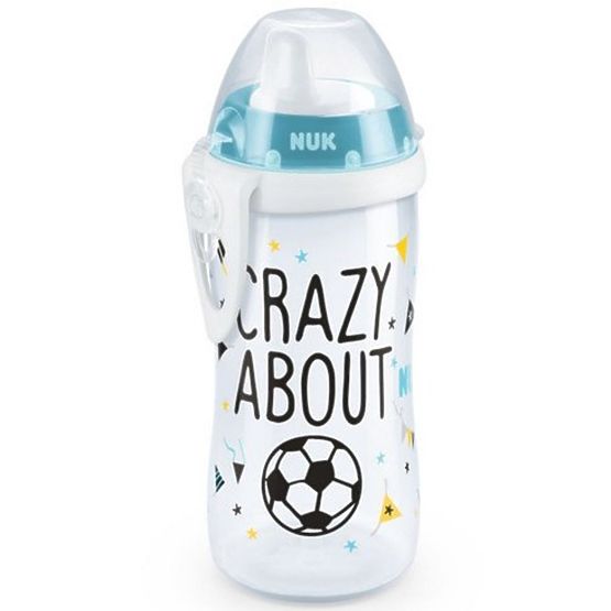 Gyermekek üveg NUK Sport Cup Football 450 ml türkiz