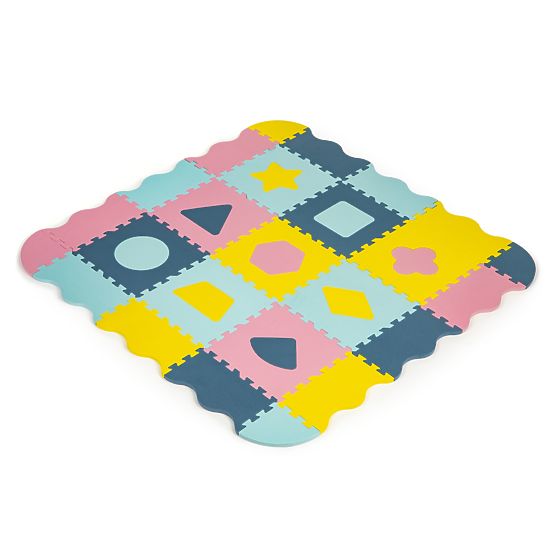 Habszőnyeg - puzzle pasztell színekben