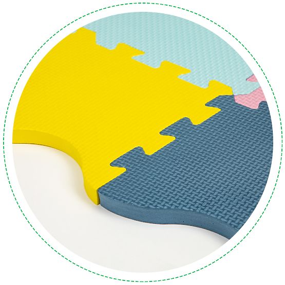 Habszőnyeg - puzzle pasztell színekben