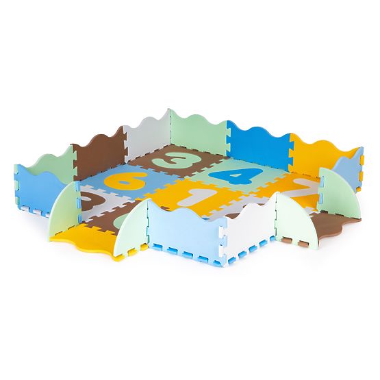 Habokból készült oktatási játszószőnyeg puzzle gyerekeknek