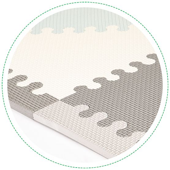 Habokból készült oktató szőnyeg eva puzzle 20db 127x157cm ECOTOYS