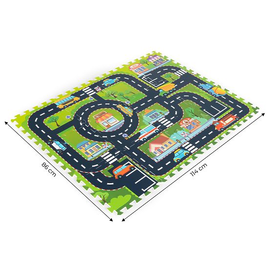 Habpárna gyerekeknek puzzle város utcák utak IPLAY