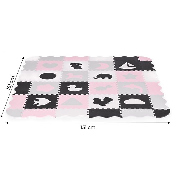 Habpárna kerítéssel puzzle száraz medence 36 elem ECOTOYS