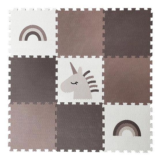 Habpuzzle 9 darab - egyszarvú és szivárvány