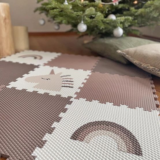 Habpuzzle 9 darab - egyszarvú és szivárvány