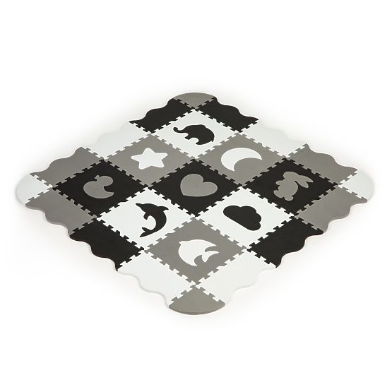 Habpuzzle szőnyeg kerítéssel, száraz medence 25 db ECOTOYS