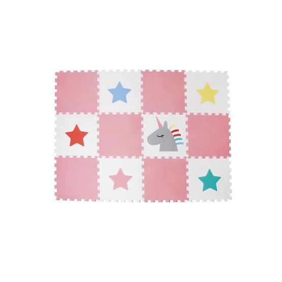 Habszivacs játékszőnyeg 12 db - Unikornis és csillagok