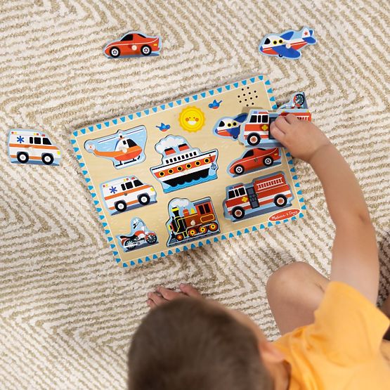 Hangos kirakó - Járművek - zenei puzzle