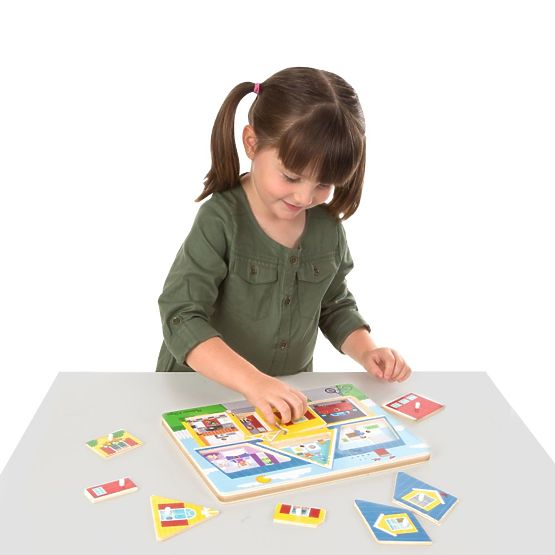 Hangos puzzle - A ház körül
