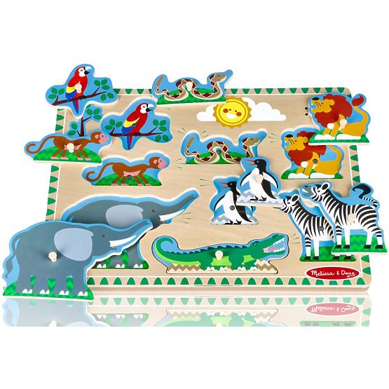 Hangos puzzle - Állatkert
