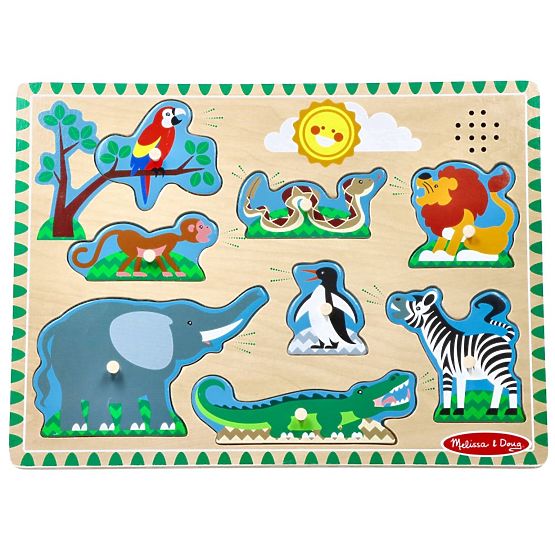 Hangos puzzle - Állatkert