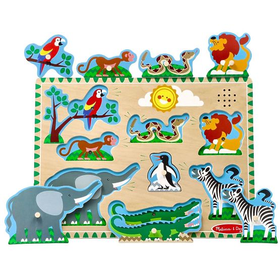 Hangos puzzle - Állatkert