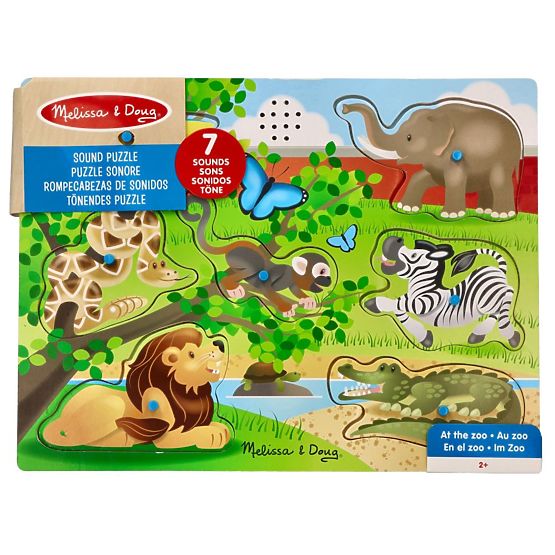 Hangos puzzle Állatok az Állatkertből