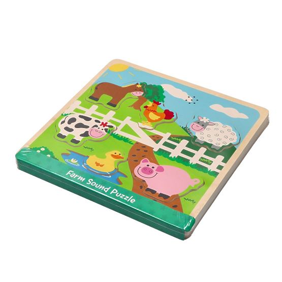 Hangos puzzle - farm állatok