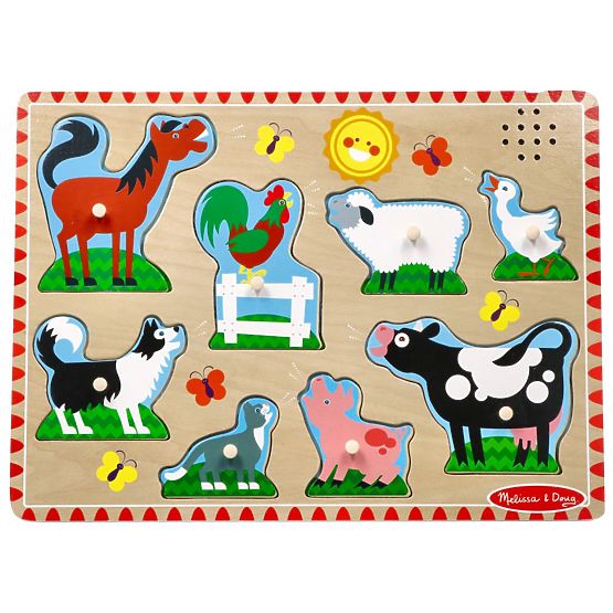 Hangos puzzle - Farm állatok