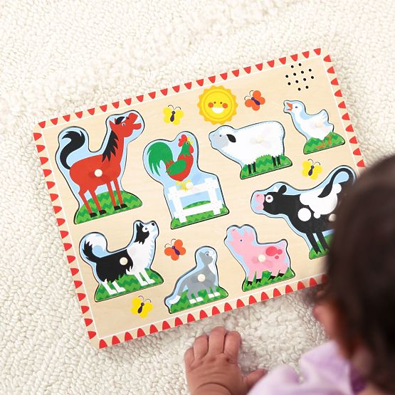 Hangos puzzle - Farm állatok