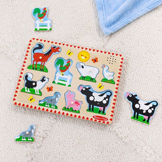 Hangos puzzle - Farm állatok