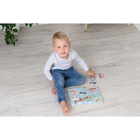 Hangos puzzle Járművek