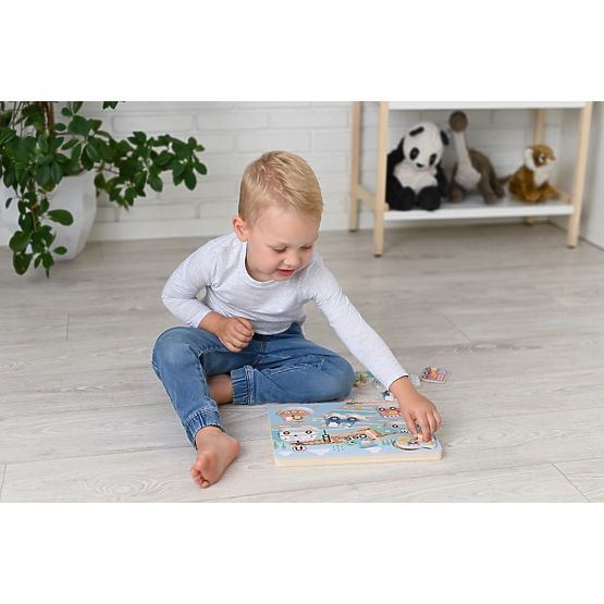 Hangos puzzle Járművek