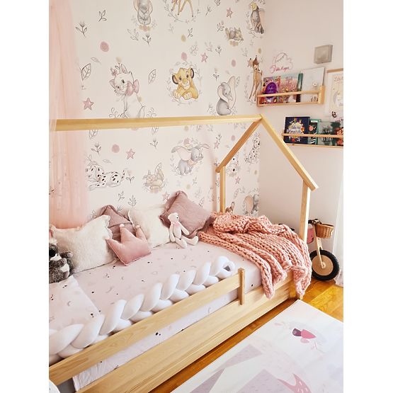 Frank gyerek házikó ágy - természetes