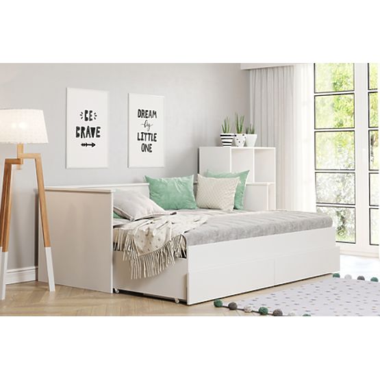 HELIOS kihúzható ágy két fiókkal 200x80/200x160