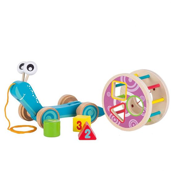 Húzható játék - csiga