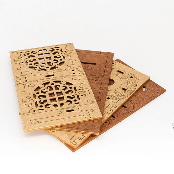 iDventure 3D fa puzzle rejtvény Boldog új évet
