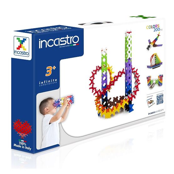 Incastro építőkészlet, 200 darab